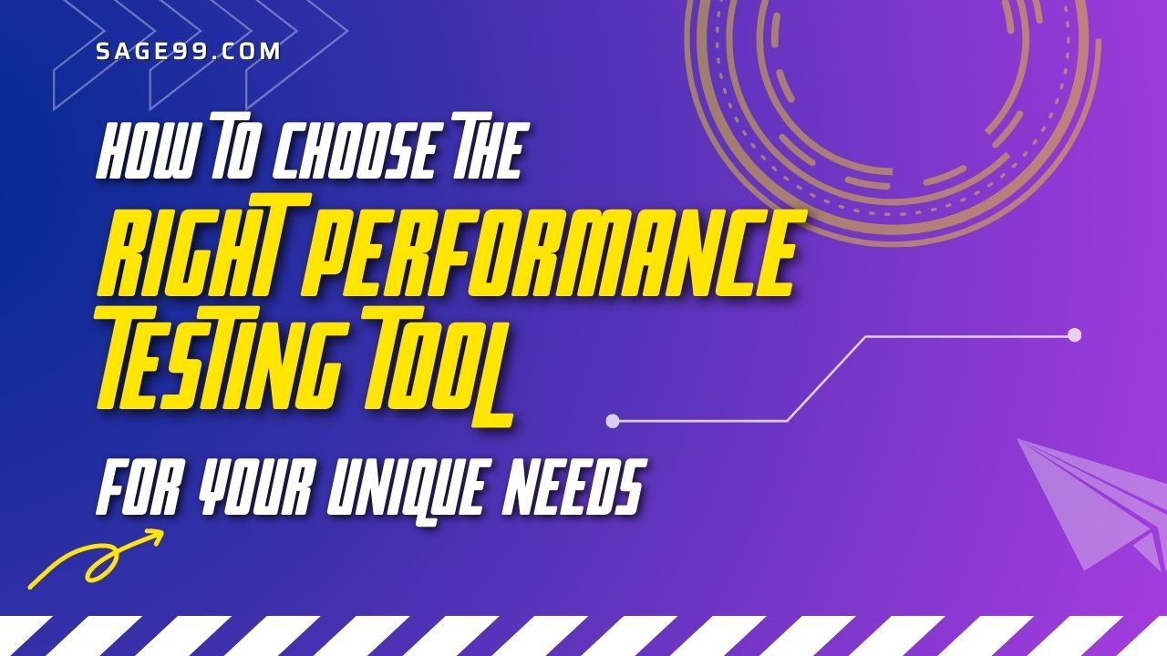 How to choose the right performance testing tool